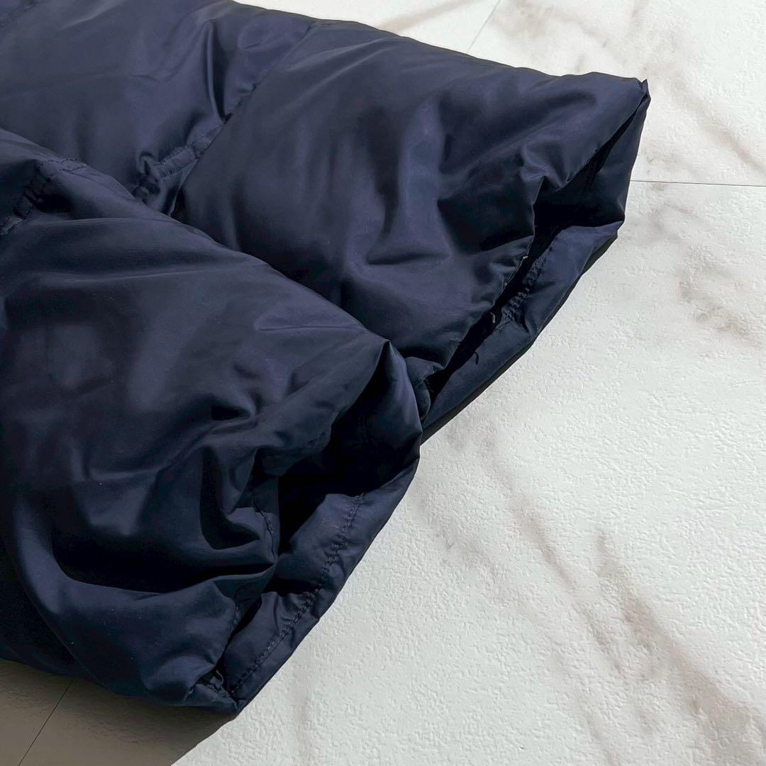 【極美品◦XL✨】DESCENTE 2way ダウンコート ロング丈 ネイビー