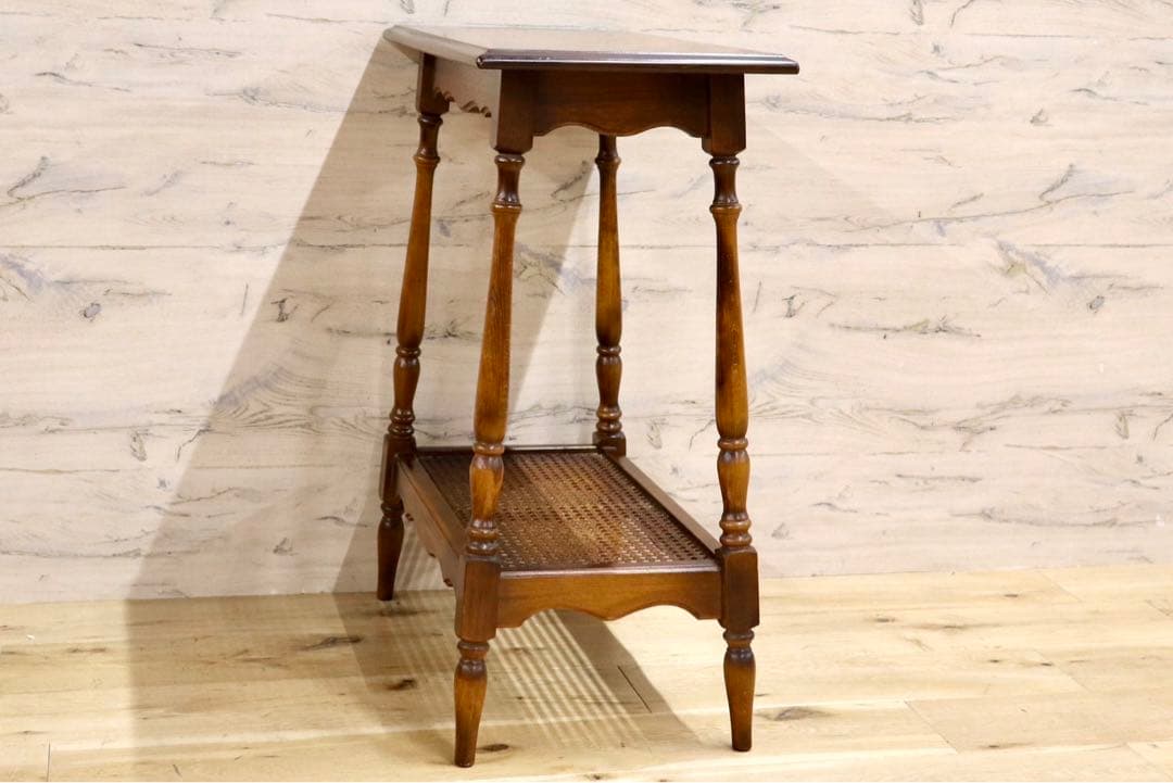 GMHH483○karimoku / カリモク コロニアル 花台 サイドテー