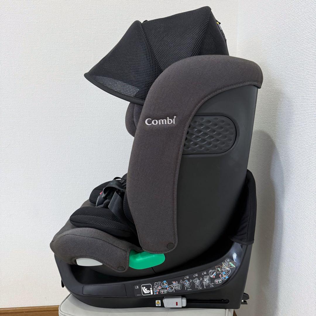 【極美品】Combiクルムーヴロング R129 ブラック チャイルドシート