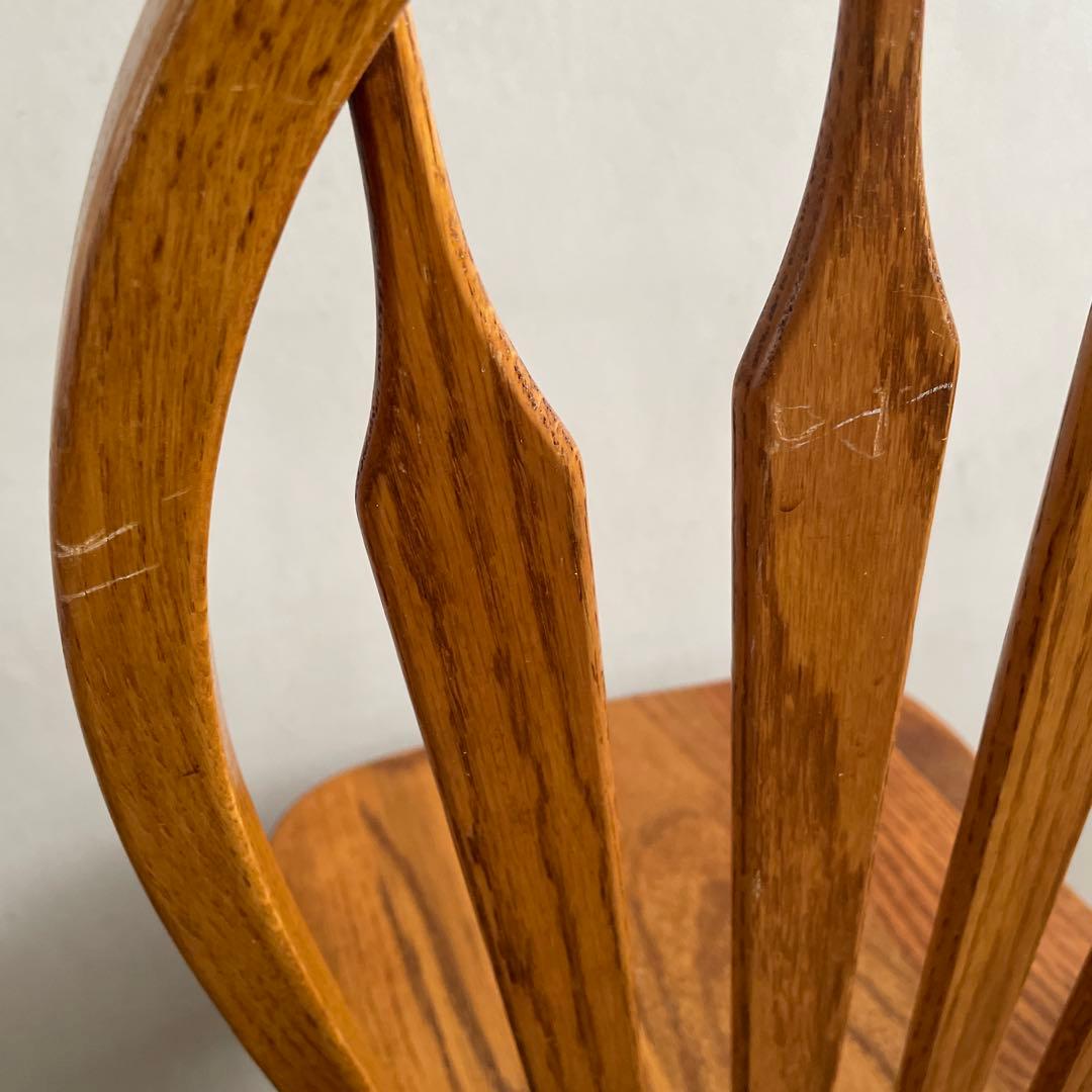 ①Shin Lee シンリー ダイニングチェア ウィンザーチェア　オーク材