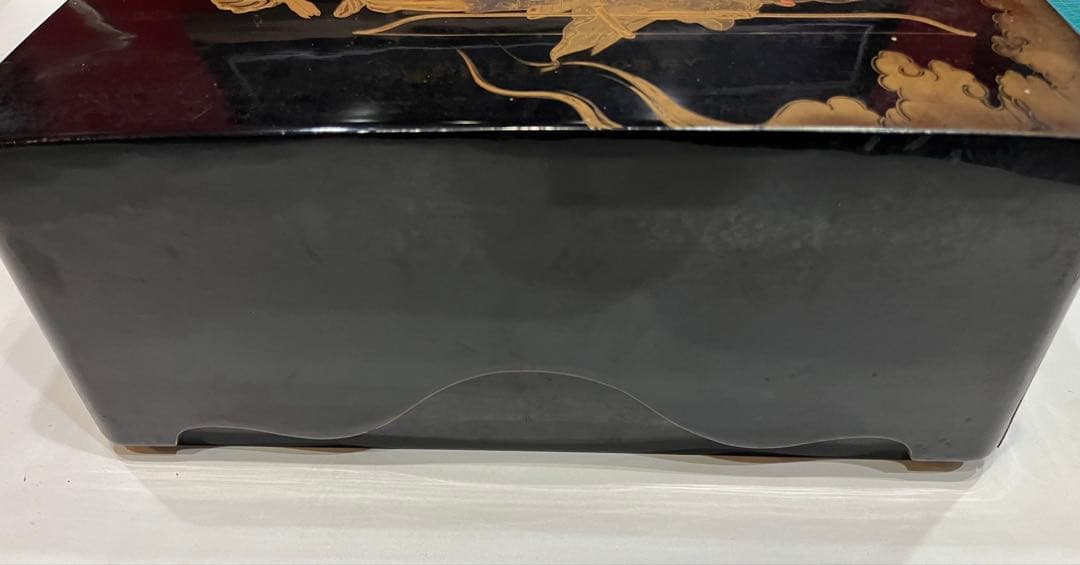 \"希少\" 塗物　蒔絵　お経　本　箱