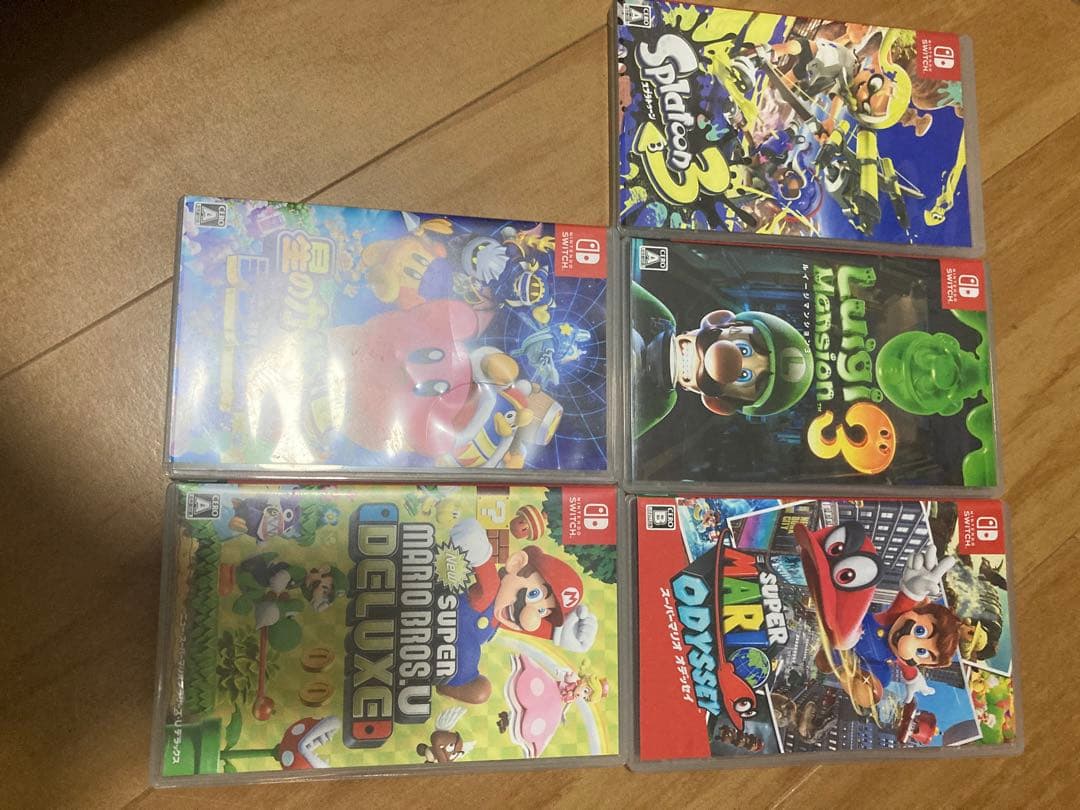 Switchゲームソフト5点まとめ売り