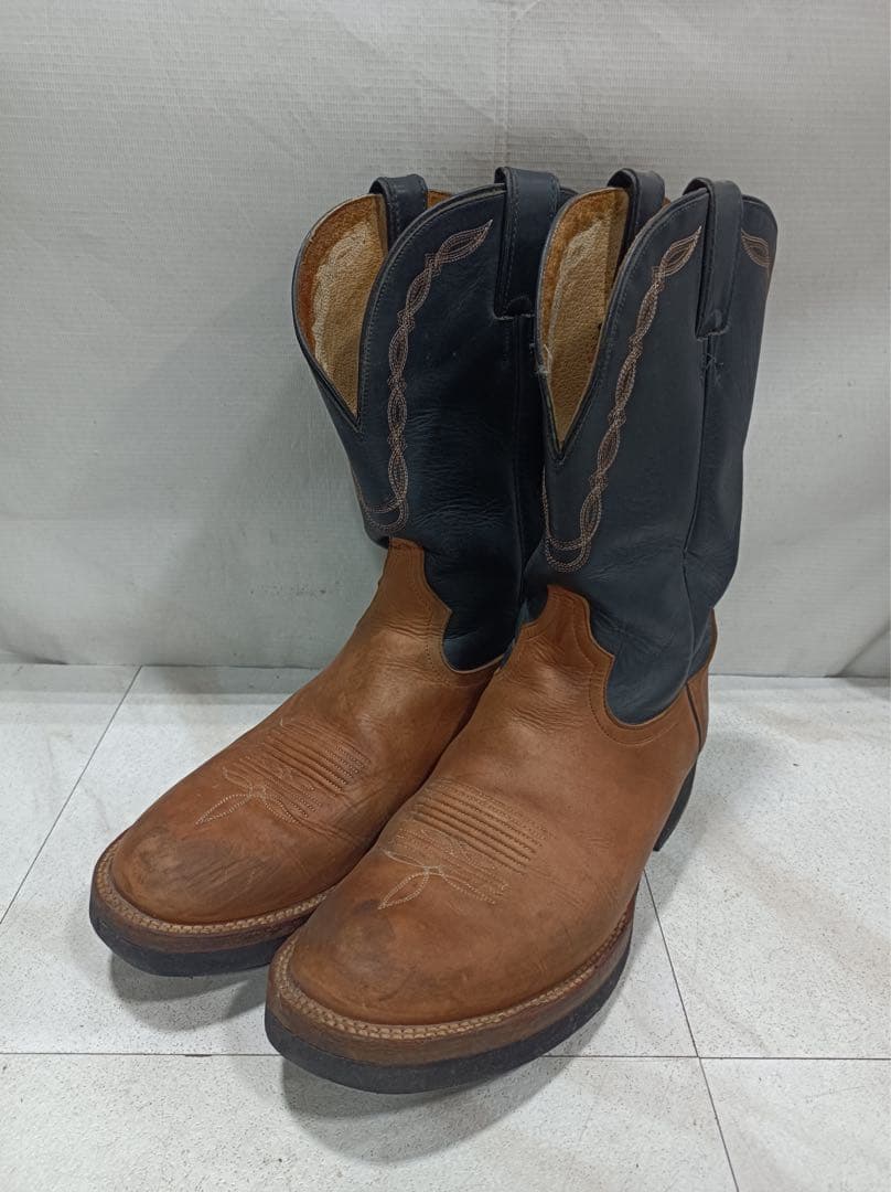 [八6753] トニーラマ ウエスタンブーツ サイズ 9 EE