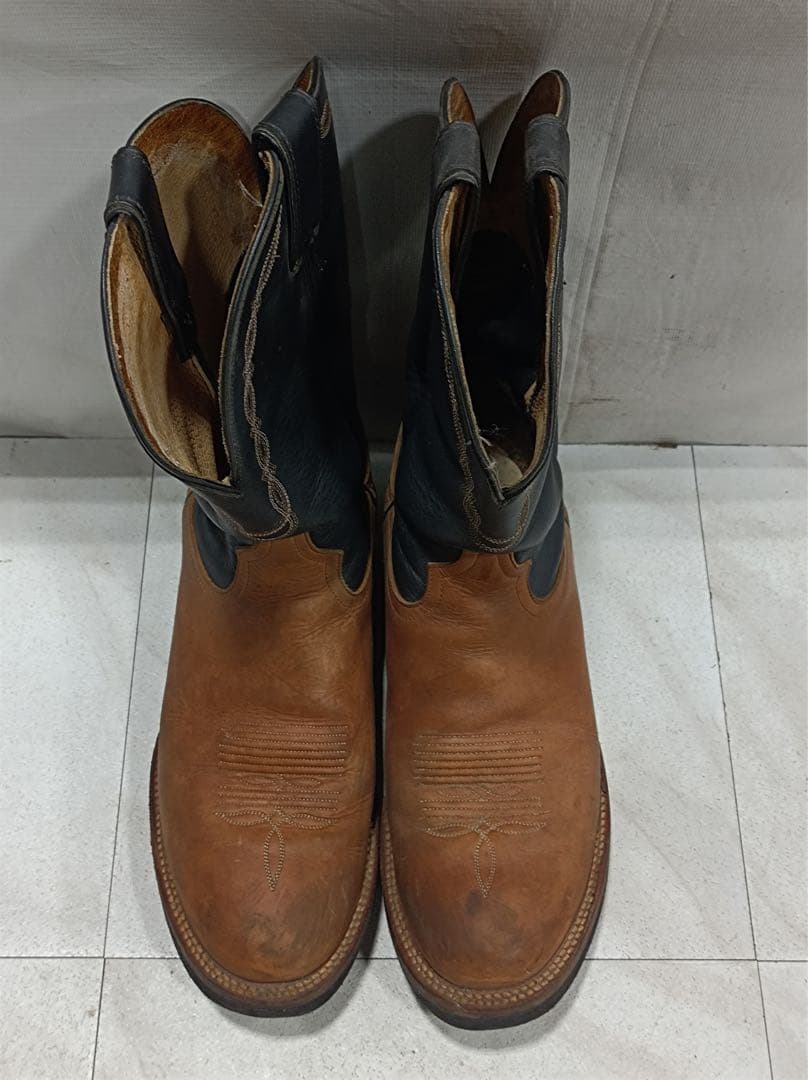 [八6753] トニーラマ ウエスタンブーツ サイズ 9 EE