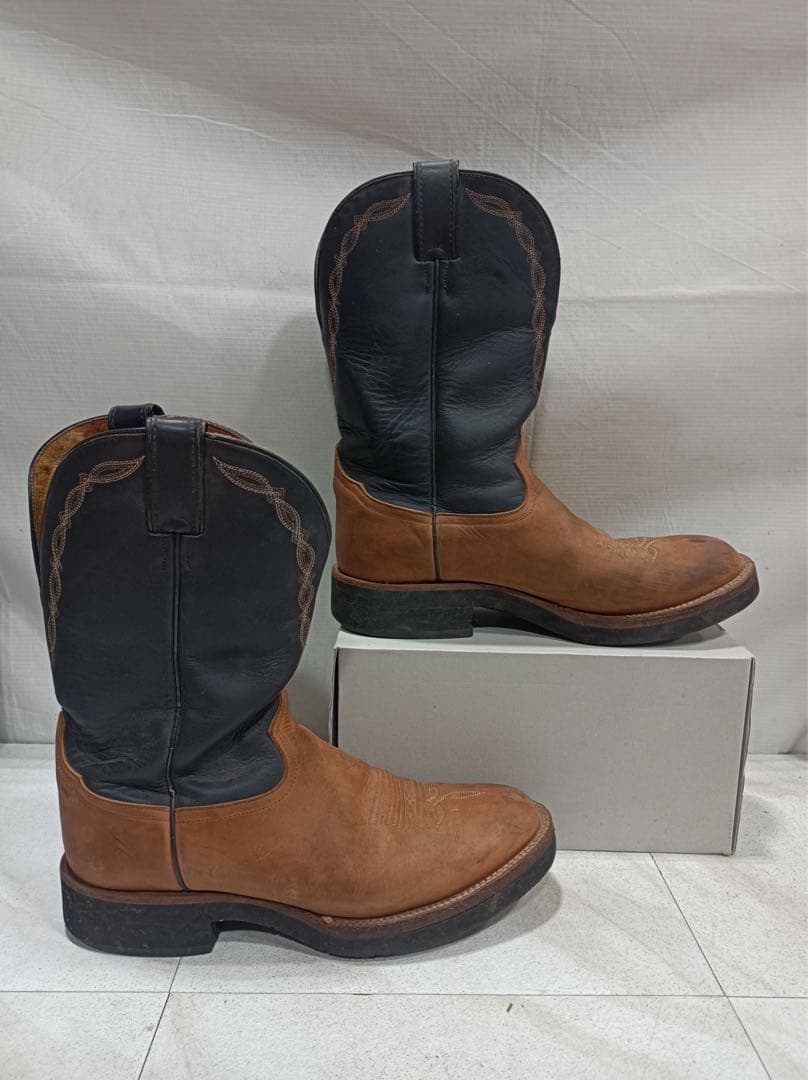 [八6753] トニーラマ ウエスタンブーツ サイズ 9 EE