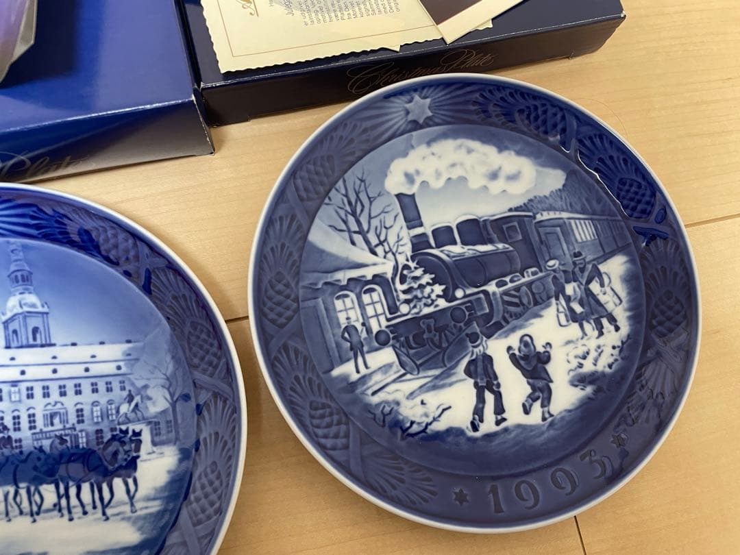 ロイヤルコペンハーゲン　クリスマス　イヤープレート　６枚セット