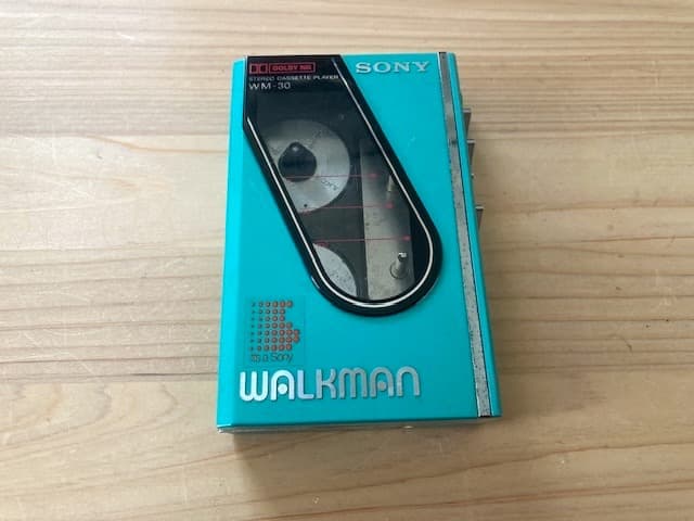 美品 高音質 整備済完全動作品 ソニー WM-30 グリーン 超レア色