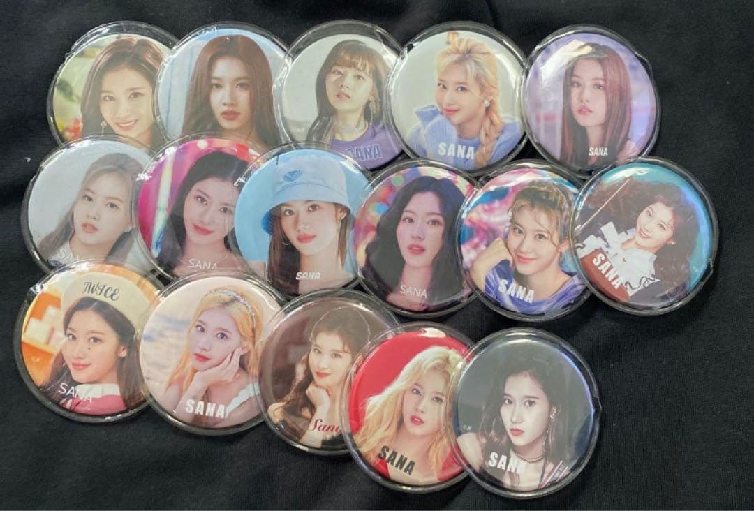 売り切り価格★TWICE SANA 缶バッジセット