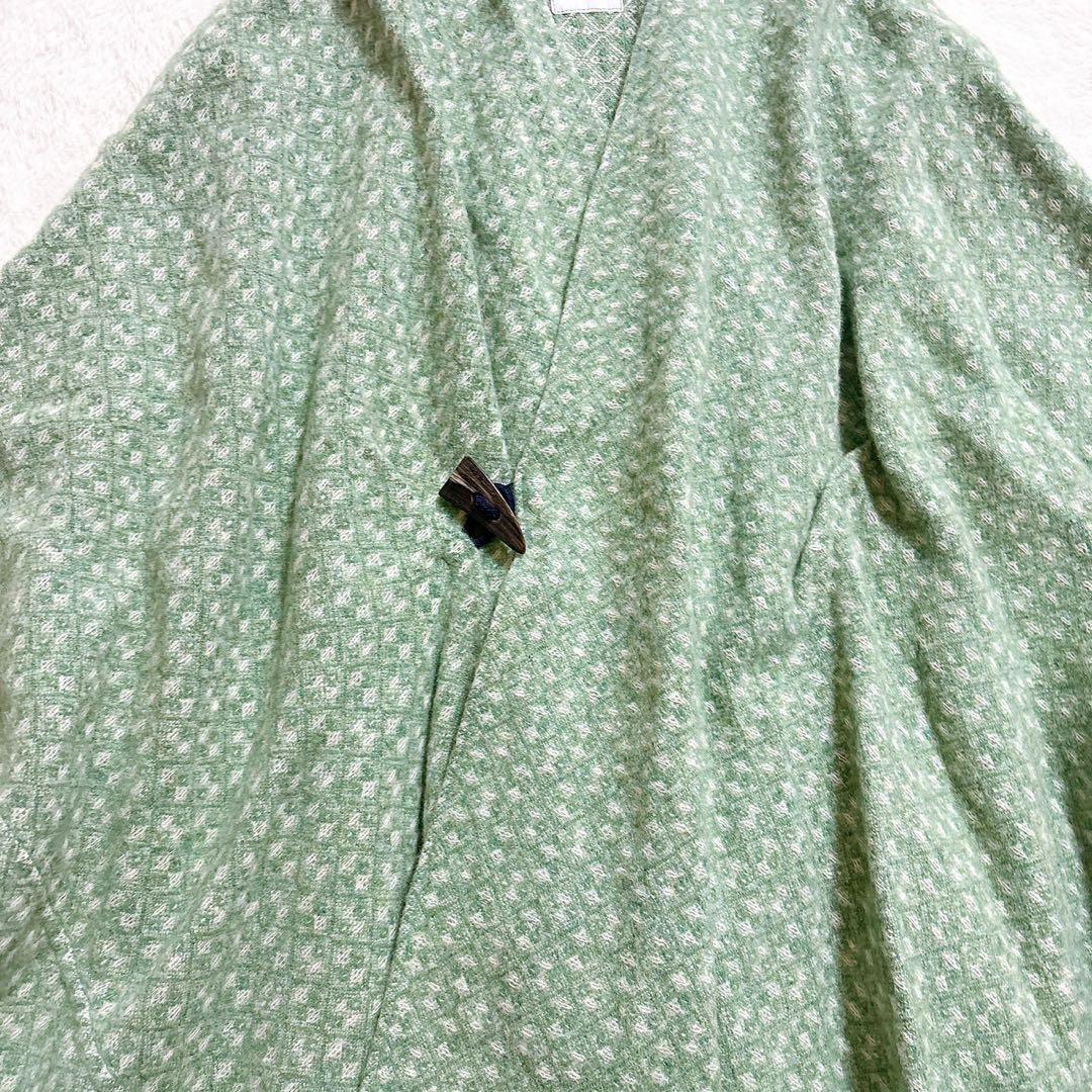 [超美品]SOU・SOU ソウソウ ポンチョ グリーン F
