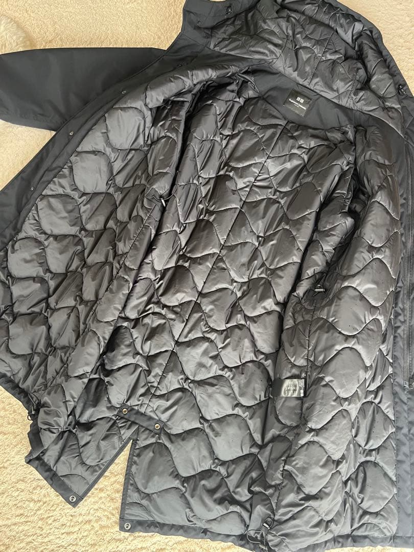 UNIQLO(ユニクロ) エンジニアドガーメンツ　パフテックフードコート　黒 M