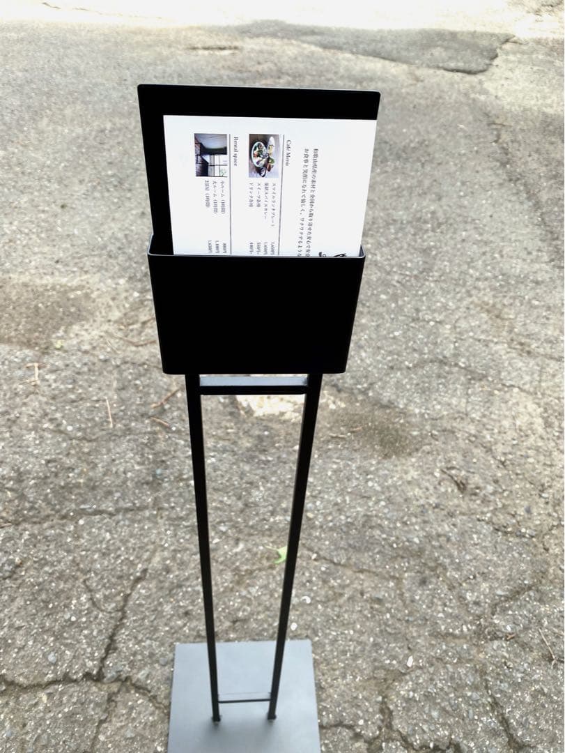 23新作　A-stand  アイアン　A6チラシ入れ