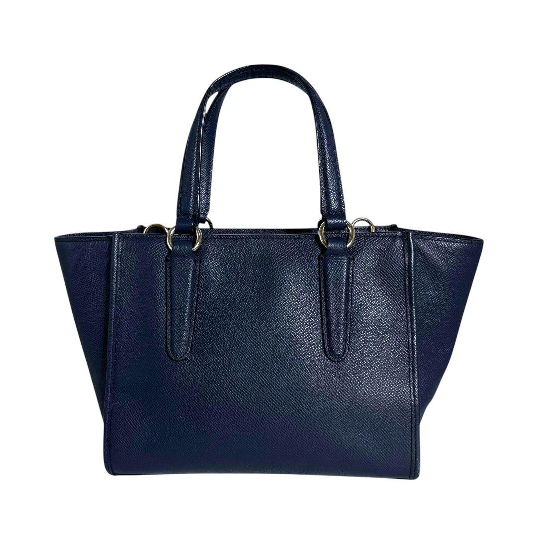 バッグ Coach 2way Shoulder Bag Leather Navy y2k