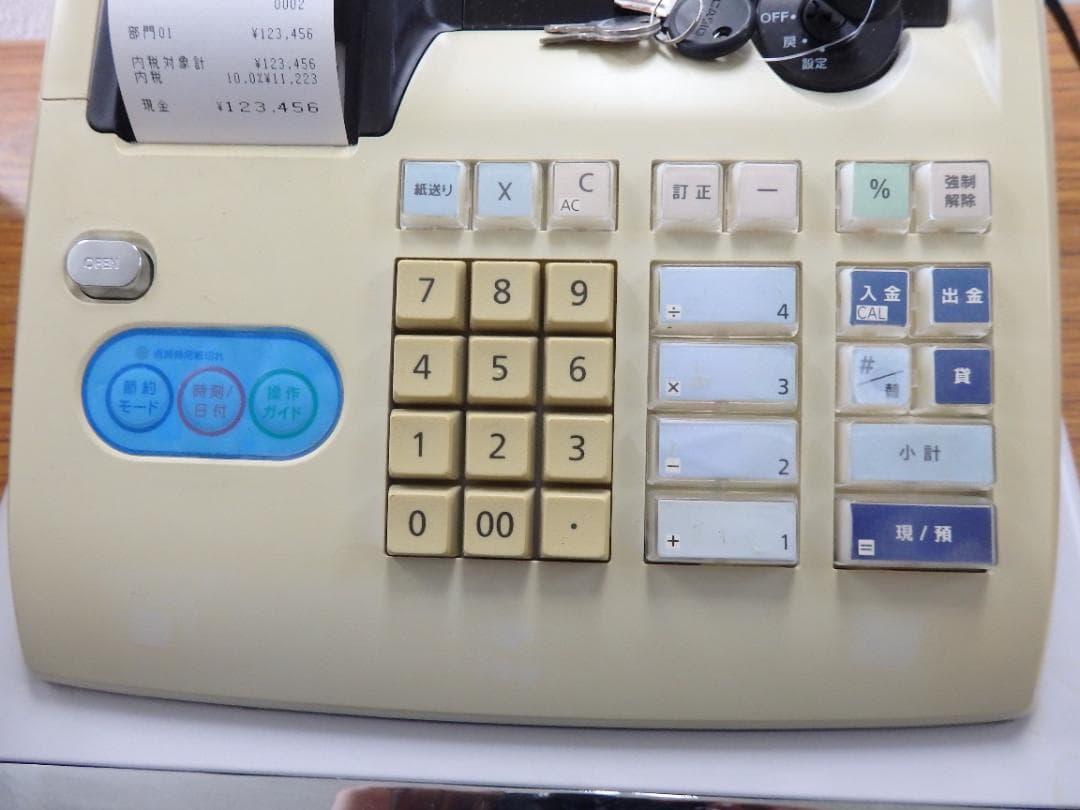 CASIO TE-M80 レジスター 250905