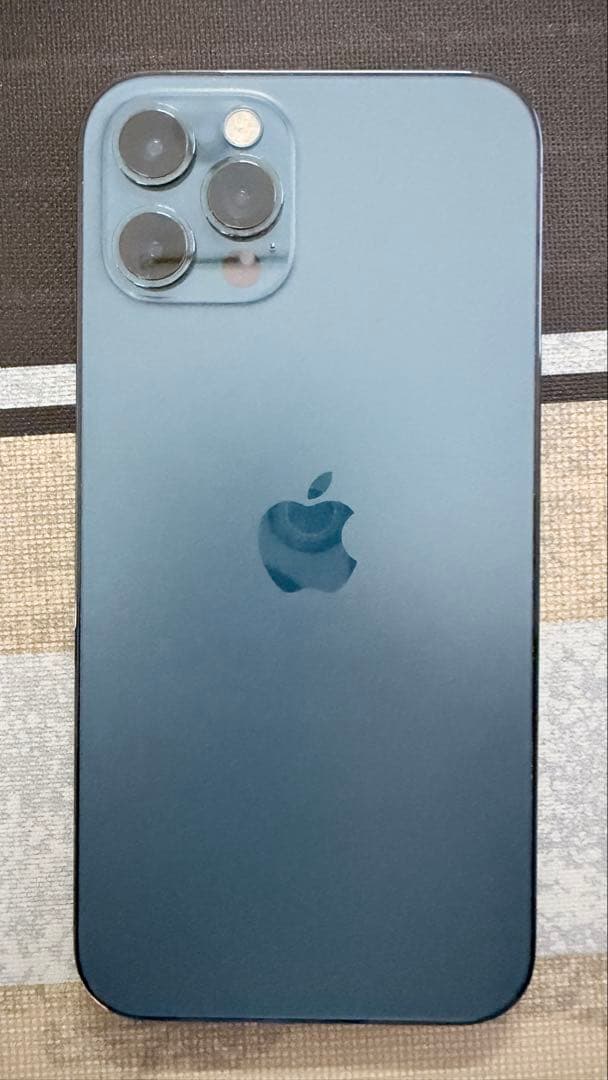 【超美品】iPhone 12 pro パシフィックブルー 256GB 箱付き