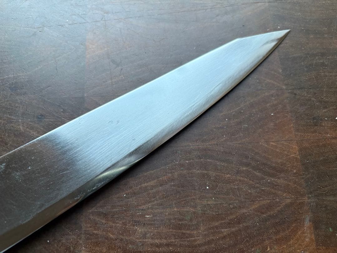 堺孝行　切付　牛刀　240mm 8寸　包丁　洋包丁　炭素鋼　研ぎ済み