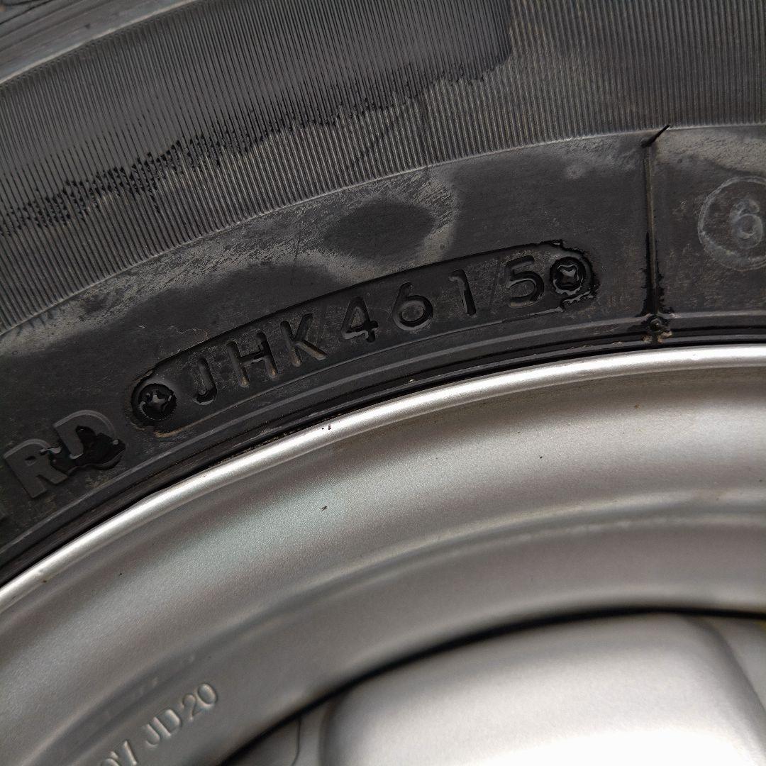 トヨタ 13インチ 鉄ホイール ＆ タイヤ 4本 4穴 トヨエース タウンエース