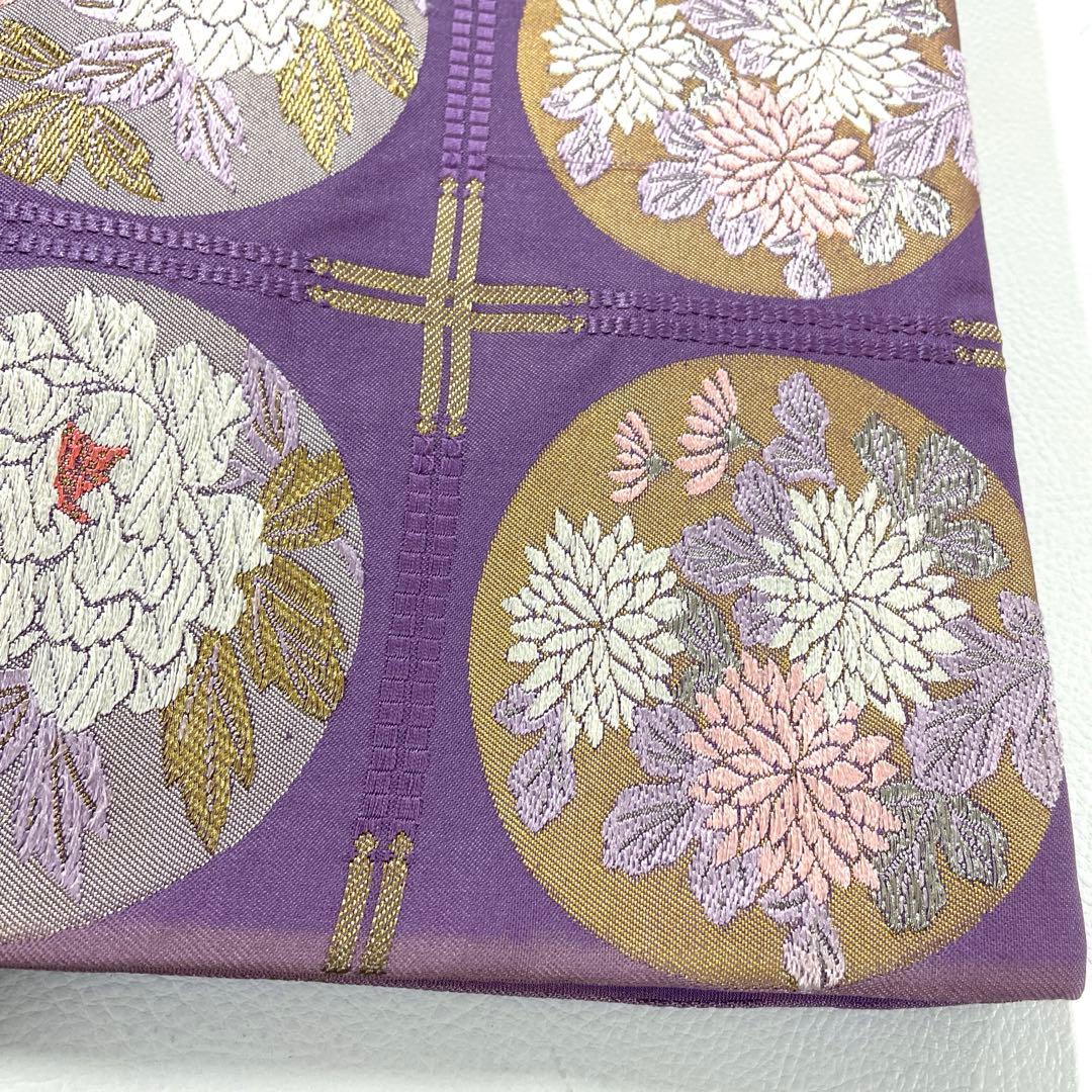 専用帯5915 5820 二点セット ●高級 正絹 六通 袋帯