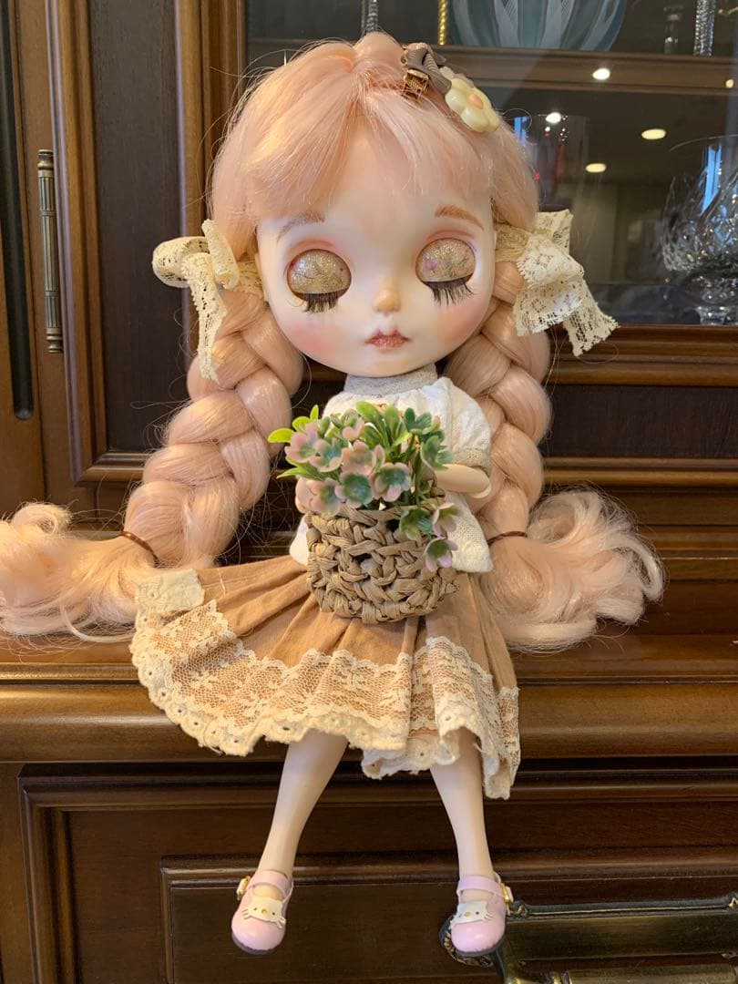 カスタム アイシードール アウトフィット 小物付き❤ピンクの可愛い子❤