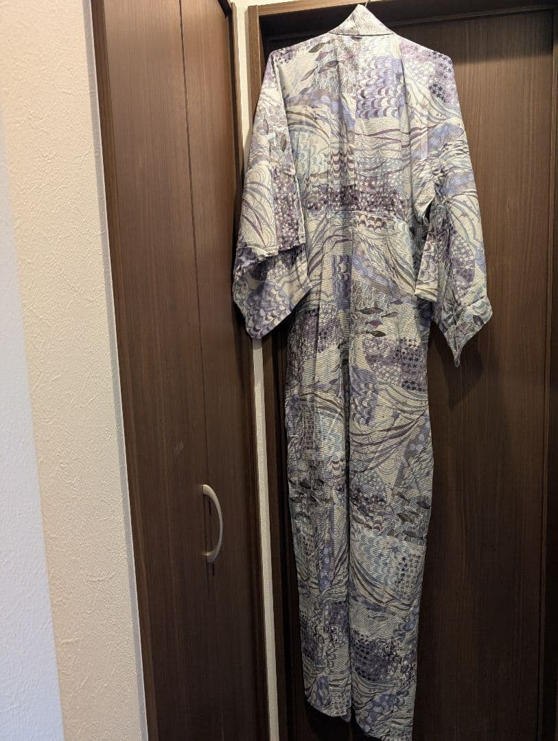 フリーサイズ 金子みすゞ 波の子守唄　浴衣