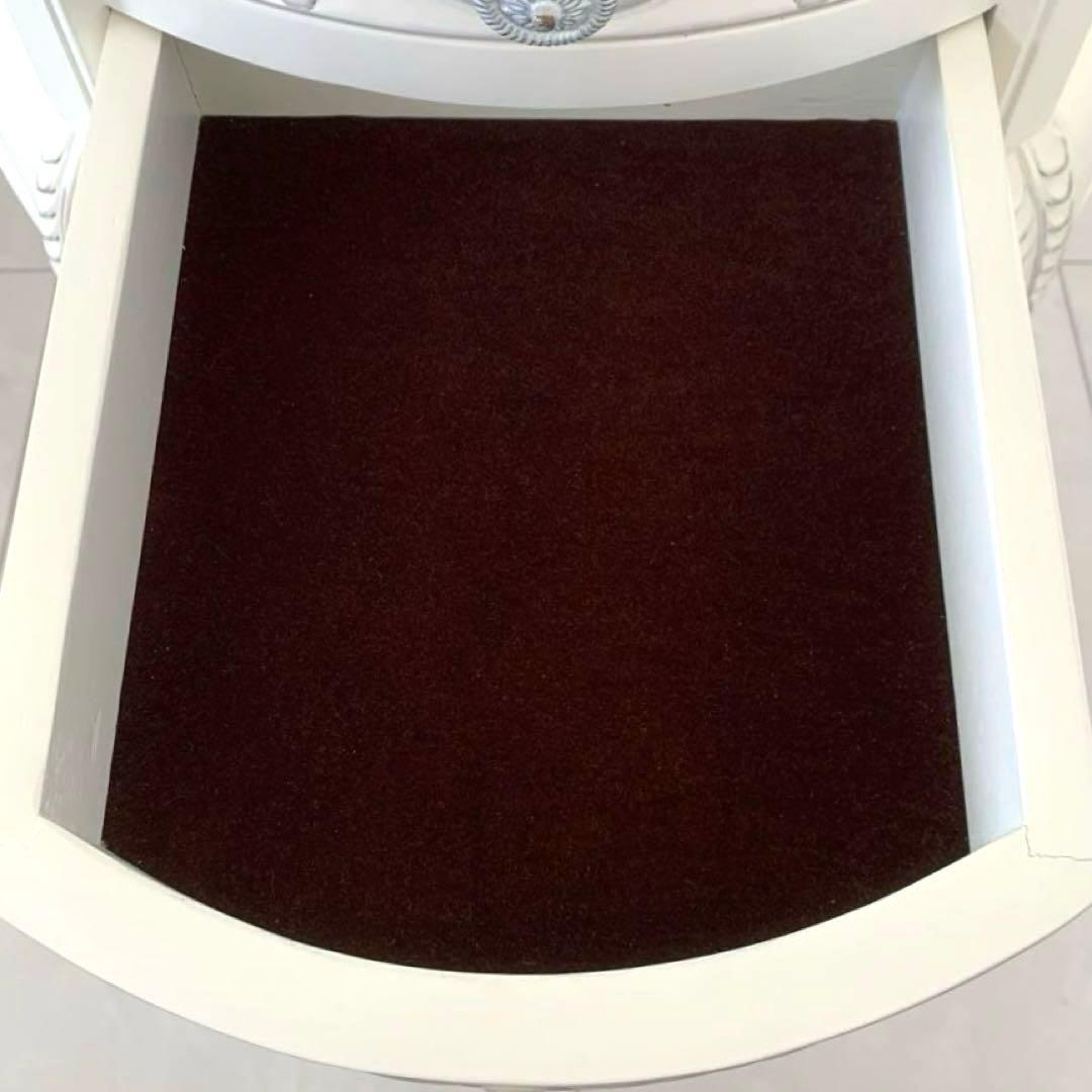 クロシオ コモ ラウンドチェスト3D アンティーク風 サイドテーブル