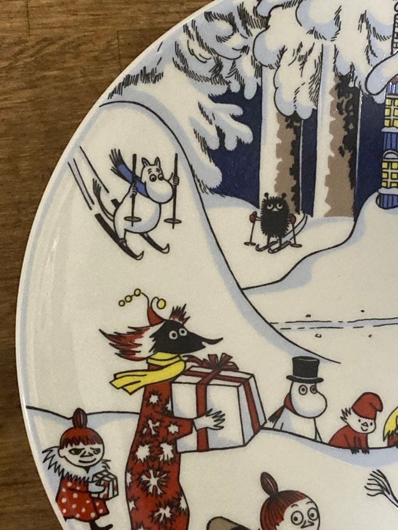 【ぐみ様】ムーミンアラビア ウォールプレート 1997年クリスマスグリーティング