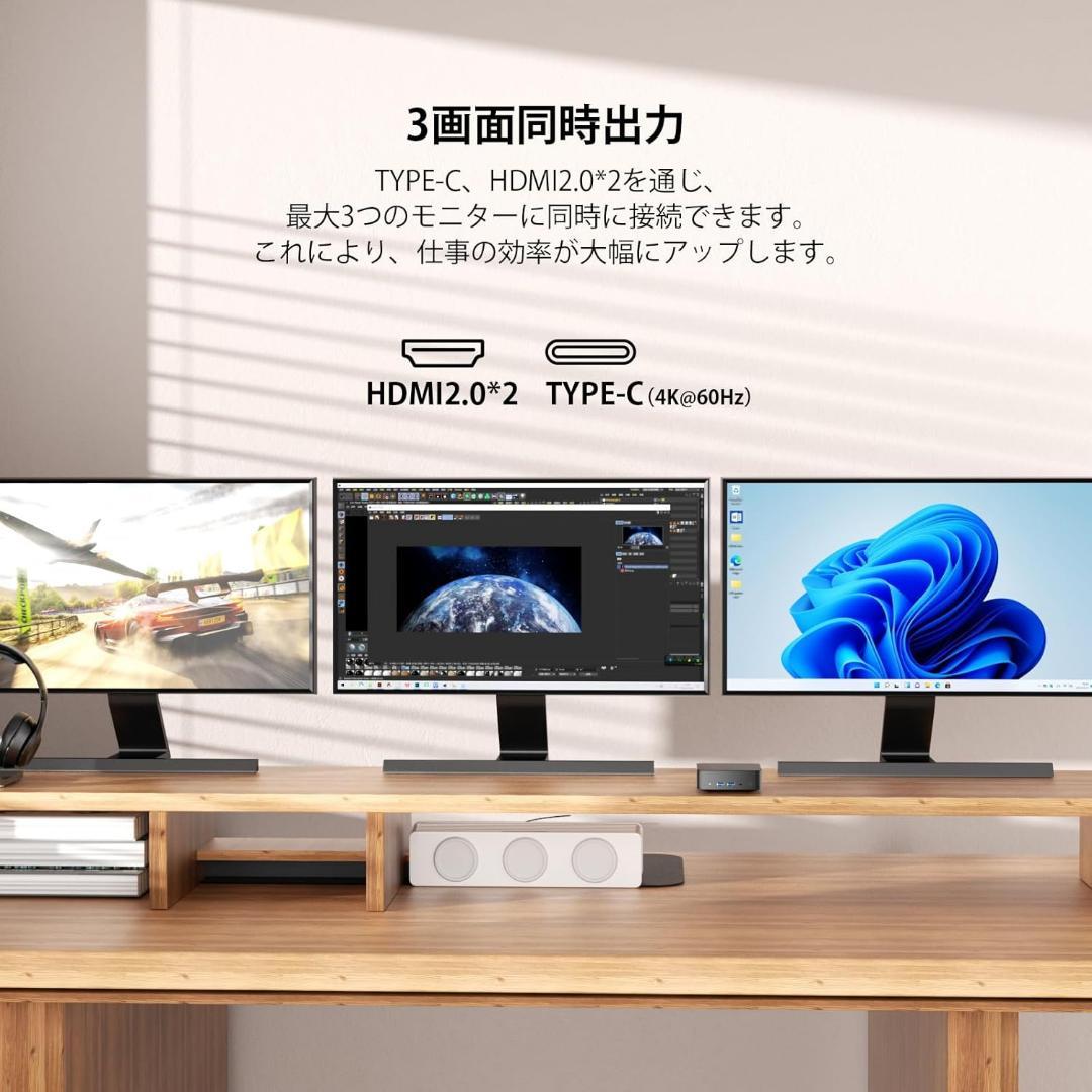 ミニPC 第12世代インテルTwin Lake N150 16GB+512GB