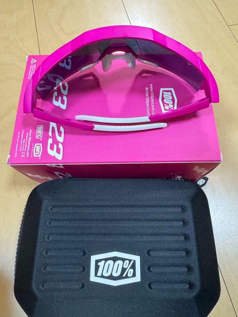 100% サングラス モデル23 ピンク