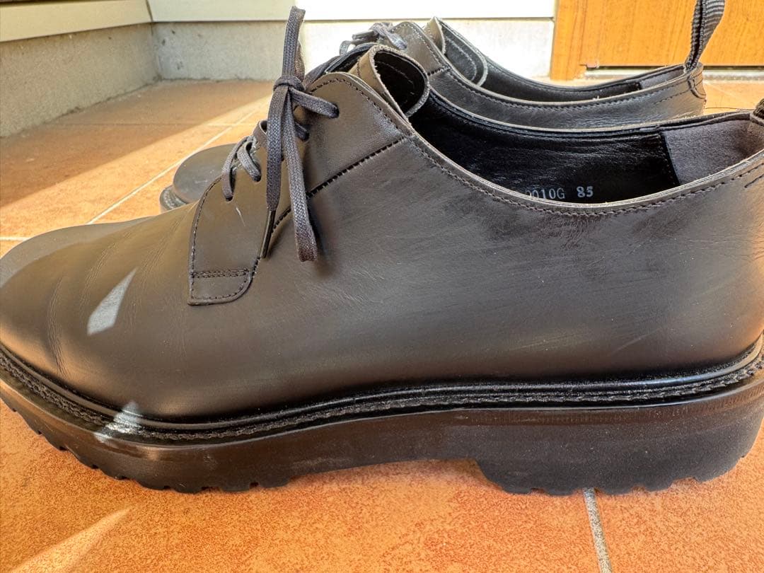 WH ダブルエイチ ヒロシツボウチ×干場義雅 プレーントゥWHS-0010G