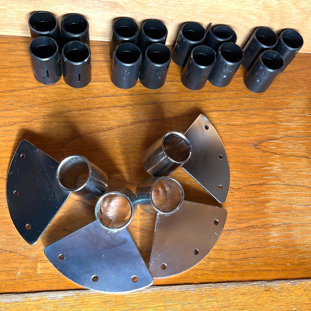 Luminous メタルラック シルバー　キャスター付 キズ汚れサビあり