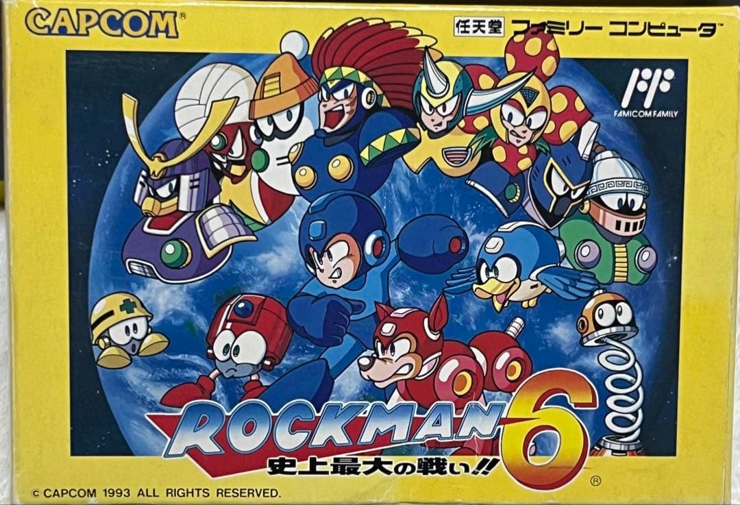 ROCKMAN 6 史上最大の戦い!! ソフトなし　ハガキ付き