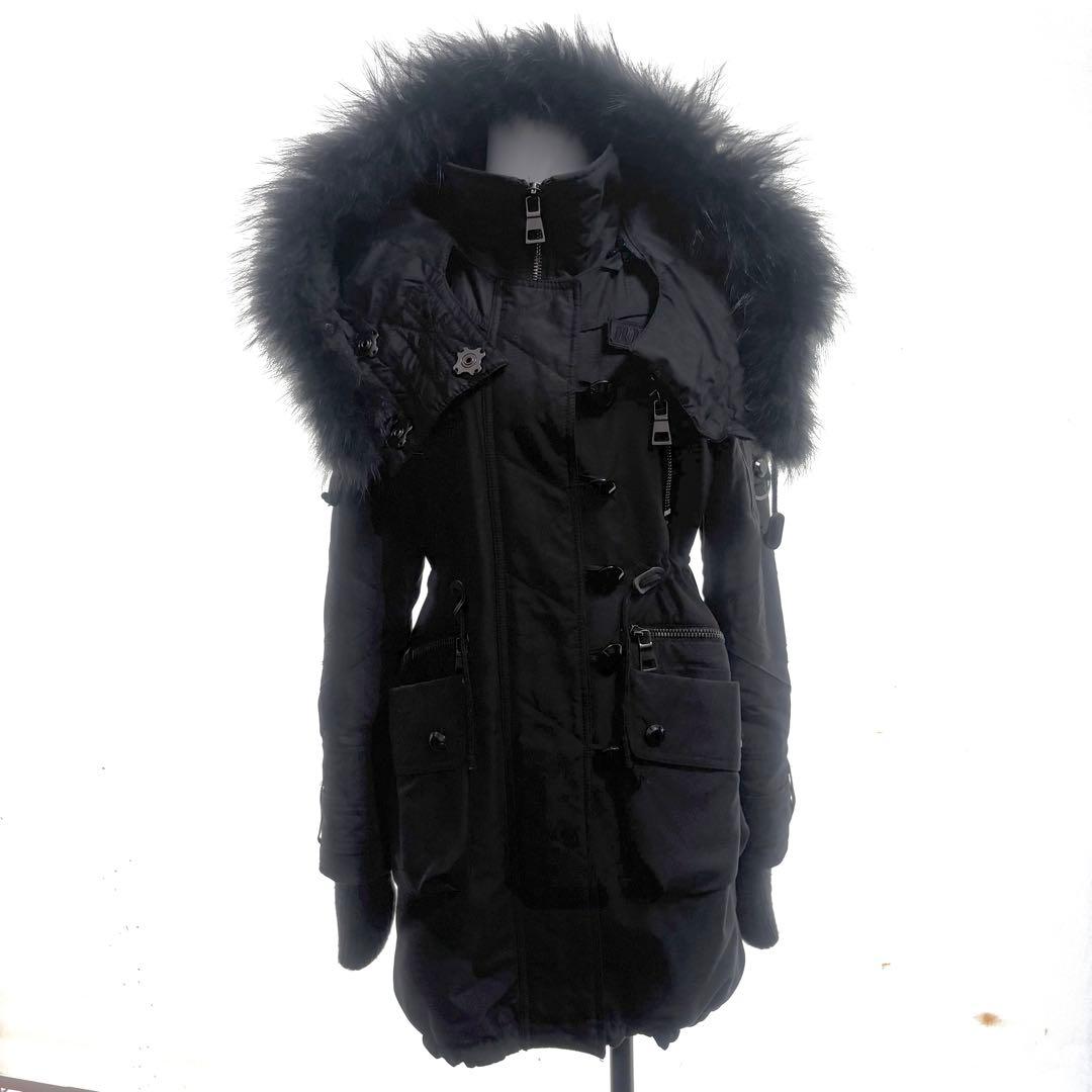 リアルファー付きモッズコート ミリタリー 平成ギャル y2k グランジ