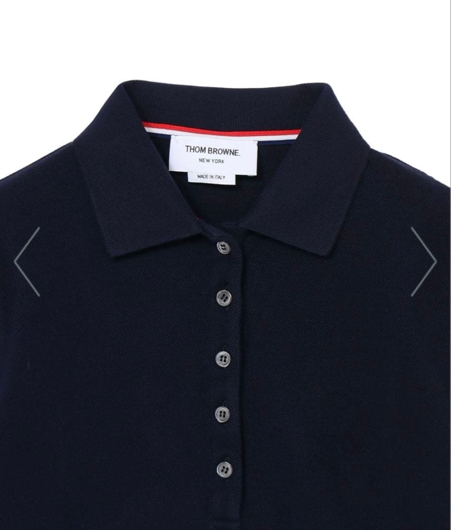 トップス THOM BROWNE LONG SLEEVE POLO