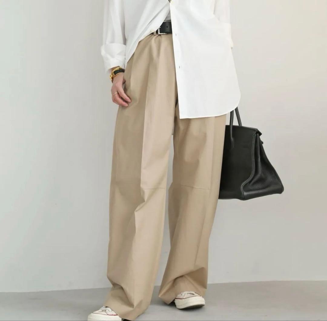MUSE de Deuxieme Classe TUCK CHINO チノパンツ