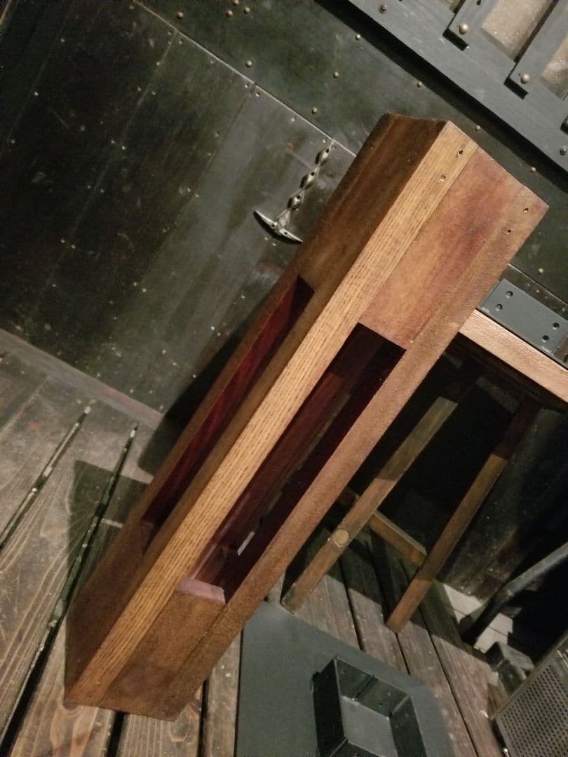 オーダーメイド　デザイナーズ　モダン　アイアン　オーク　サイドテーブル　ランプ