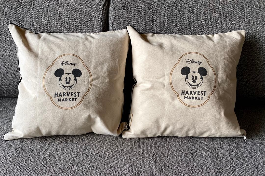 ミッキーマウス クッションカバー 2個セット　限定品