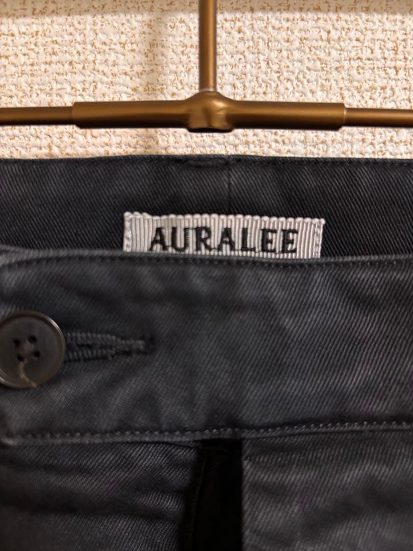 パンツ AURALEE ProductDyedFinxChinoOneTuckPants