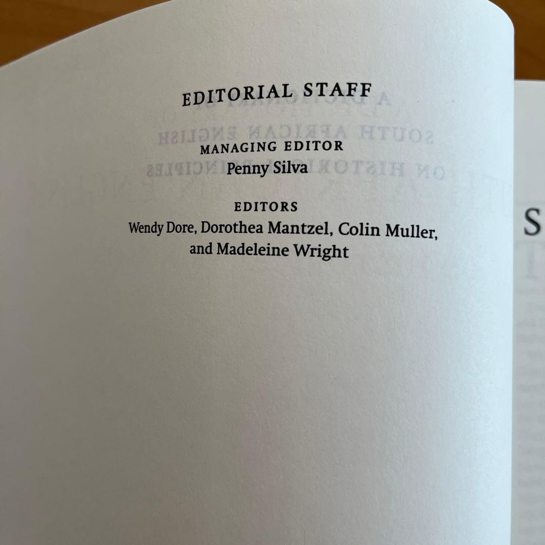 語学・辞書・学習参考書 A Dictionary of South African Englis