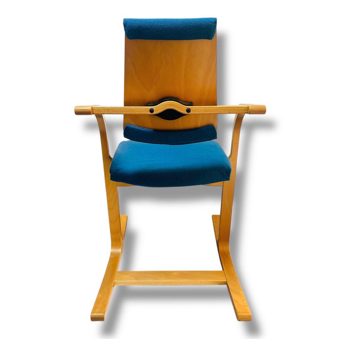 【希少廃盤品】STOKKE VARIER ACTULUM バランスチェア ブルー