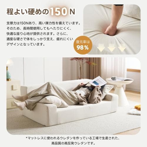 2人挂けソァベッド マルチに使える kusshon付き 博士子1人挂け 完成品