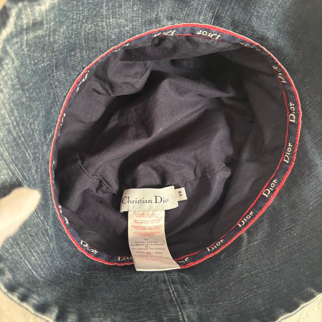 【希少❗️】Dior デニム バケットハット 54 ディオール バケハ