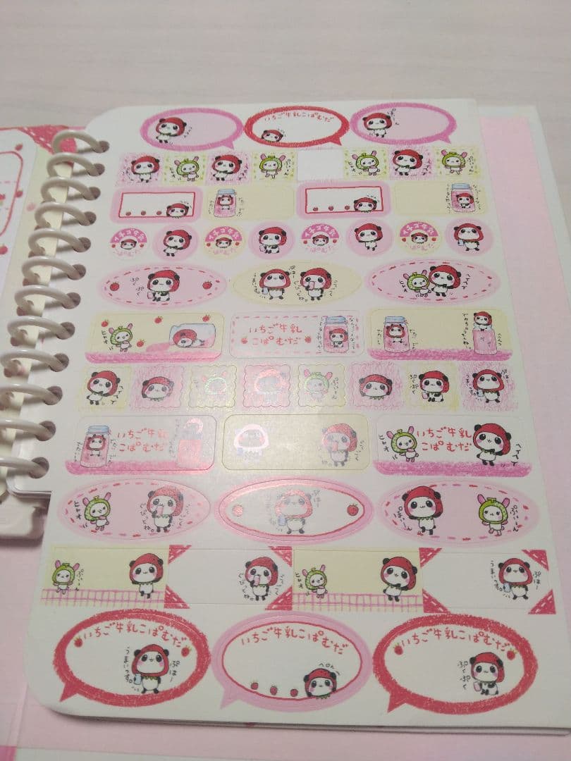 いちご牛乳こぱむだ　プロフィール帳　平成レトロ　レア　入所困難