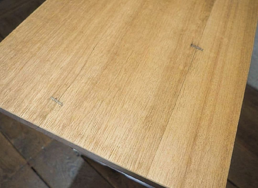 1065 白ペンキのミシンテーブル　デスク　学習机　レトロ　ビンテージ