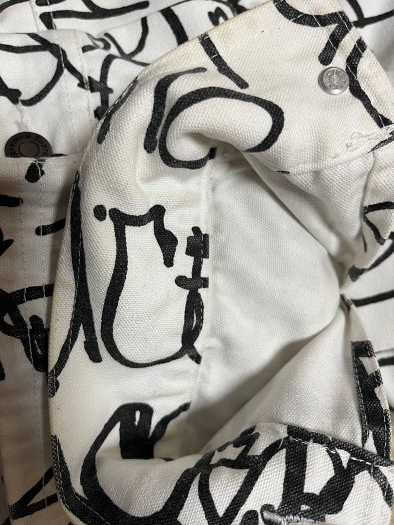 コムデギャルソンシャツsupremeペイントジャケットカーハートダック早い者勝L