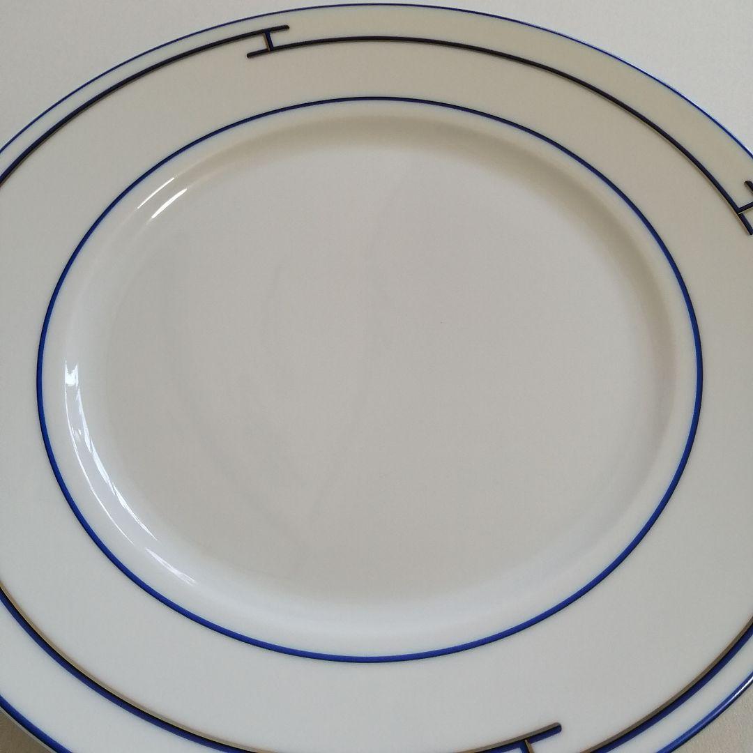 未使用 エルメス 27.5cmプレート1枚 大皿 リズム ブルー