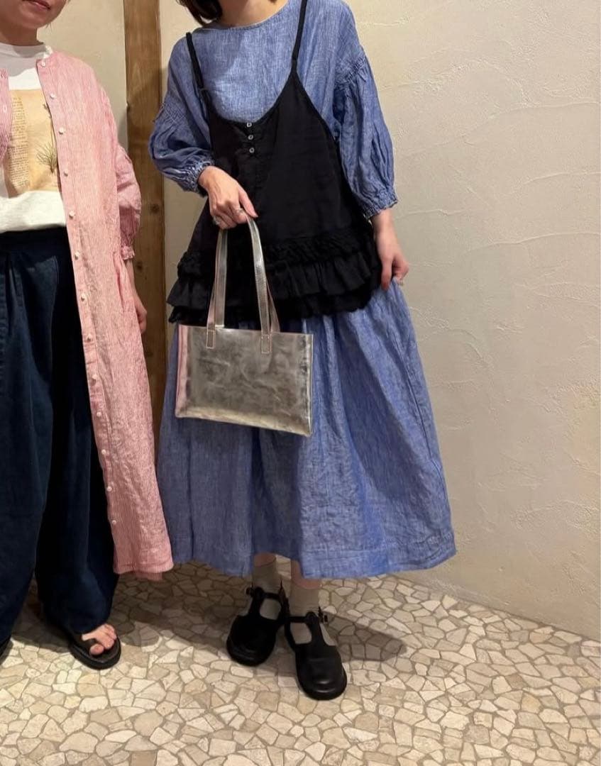 今期新品⭐︎ネストローブ⭐︎ リネンレースヘムキャミソール