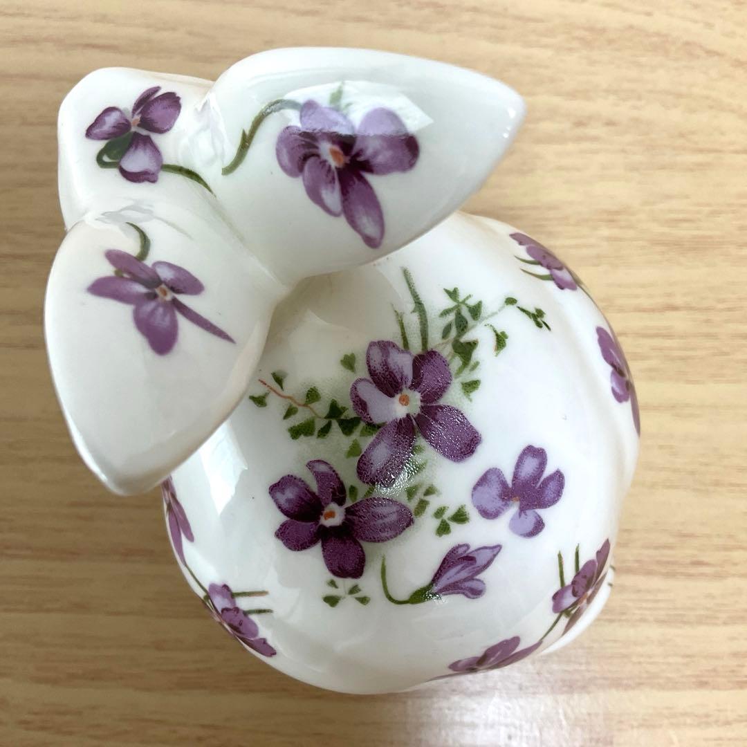 イギリス　ハマースレイ　うさぎ　トリンケットボックス　小物入れ　大きなサイズ