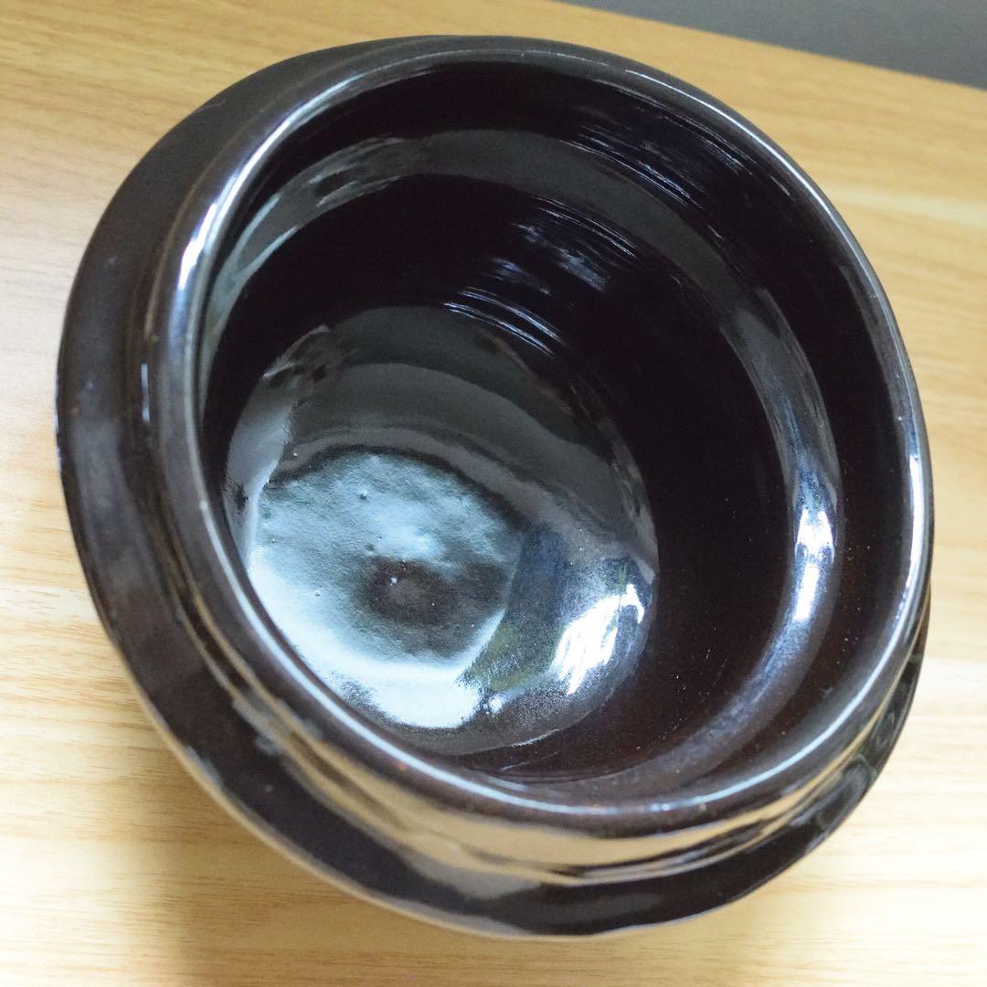 鴨釉きまぐれ御飯鍋 土鍋二合炊き 信楽 雲井窯 中川一辺陶