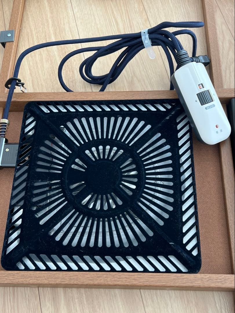 【匿名発送】【完売品】即暖　モダンブラウンこたつ　テーブル付き