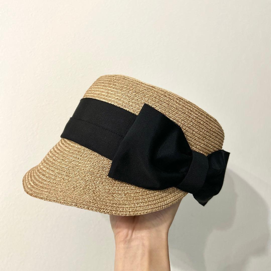 CA4LA リボン付キャスケット　美品