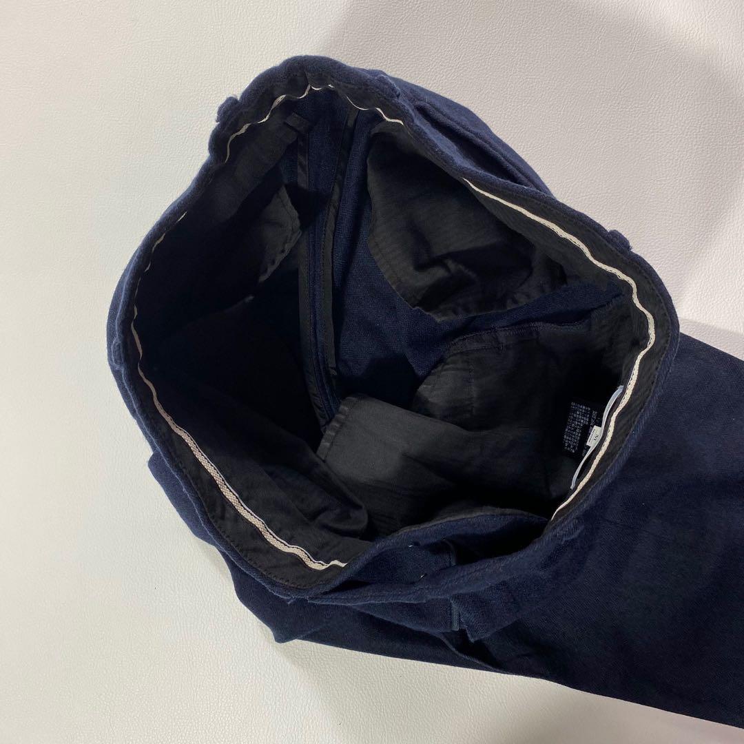 ビューティアンドユース✨サキソニー　セットアップスーツ　ネイビー　ヘリンボーンM